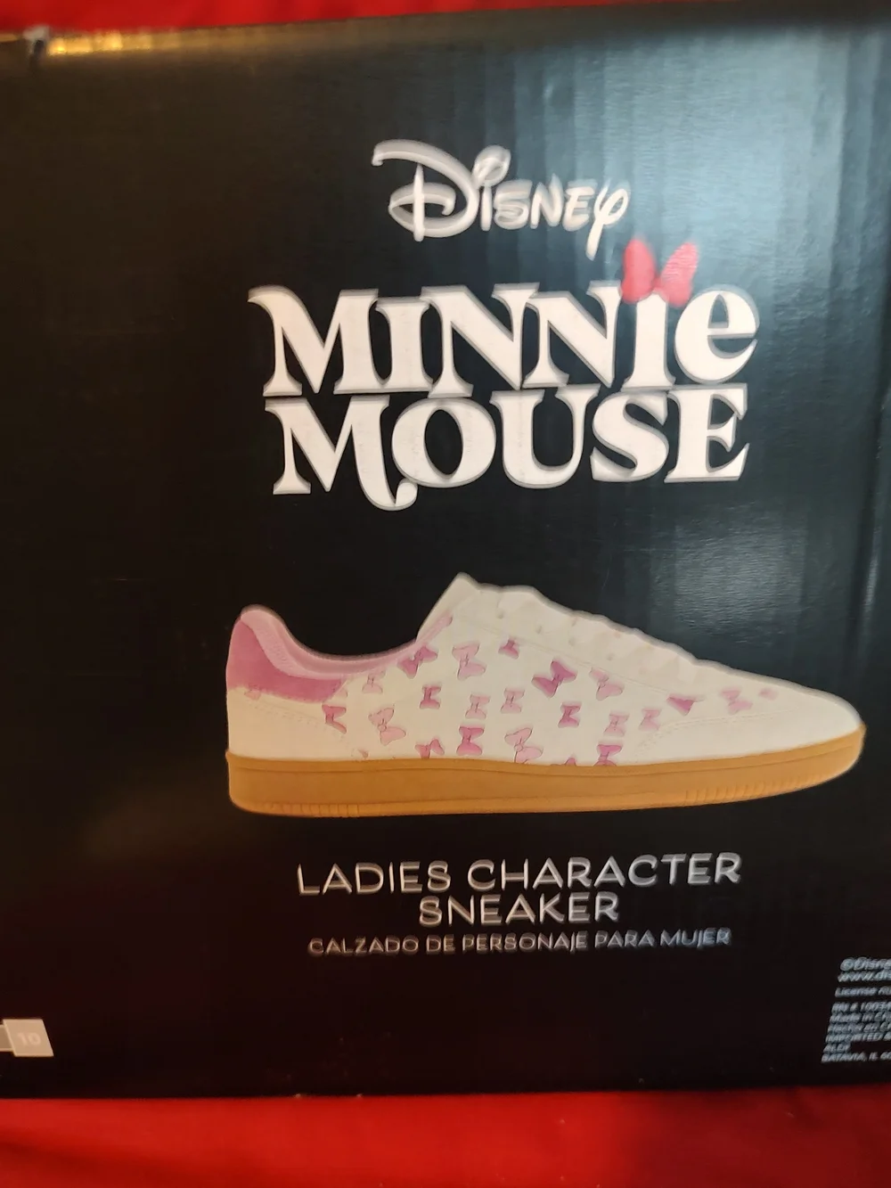 Disney Ladies Minnie Mouse  Sneakers